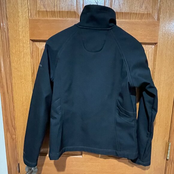 COLUMBIA Omni Shield Women's M Black Full Zip Pockets Softshell Jacket Coat - Picture 2 of 7